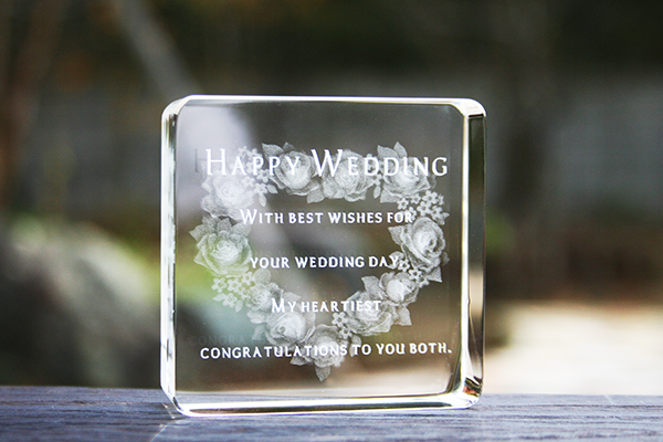 YDE012 ペーパーウェイト クリアベース