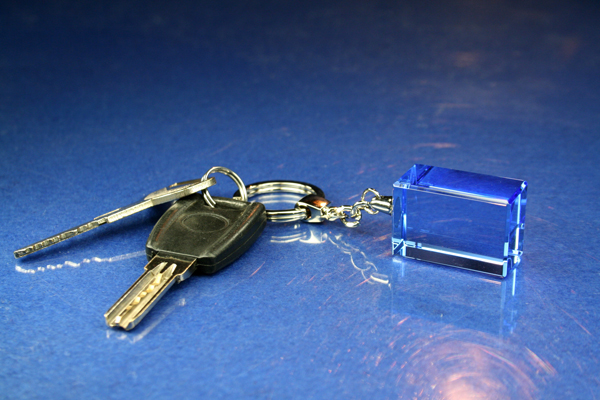 YAC007BL キーホルダーキューブ 【特価】