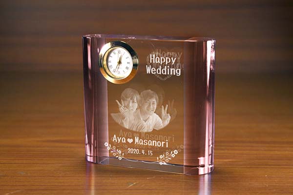 YOB010PK　サイドカラー時計 ピンク