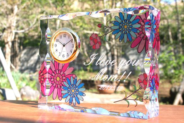 YTR005 　カットスクエア時計 (カラー加工対応商品)