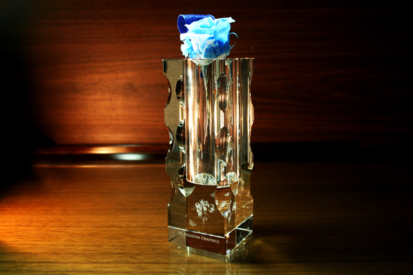 YDE007 花瓶 カットスクエア型