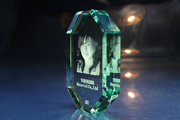 YDE020　ペーパーウェイト FL8角形ロング 【特価】